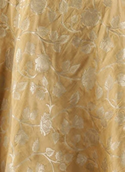 Beige Brocade Boat Neck Flared Dress Festive Wear 17 Beige Brocade Boat Neck Flared Dress Festive Wear -Sari Grace Shop Beige Brocade Boat Neck Flared Dress DRBS02105387 rrc4