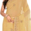 Beige Embroidered Saree Party Wear -Sari Grace Shop Beige Embroidered Saree SADSF3154 l