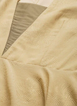 Beige Georgette Foil Printed Dress After Six Wear -Sari Grace Shop Beige Georgette Foil Printed Dress DRBS02209651 rrc1