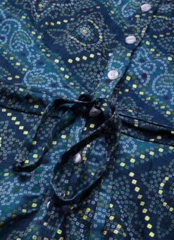 Blue Chanderi Art Silk Handkerchief Style Dress After Six Wear Festive Wear 15 Blue Chanderi Art Silk Handkerchief Style Dress After Six Wear Festive Wear -Sari Grace Shop Blue Chanderi Art Silk Handkerchief Style Dress DRBS02203499 rrc2