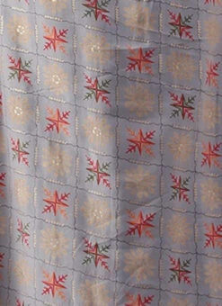 Blue Foil Printed A Line Dress After Six Wear 16 Blue Foil Printed A Line Dress After Six Wear -Sari Grace Shop Blue Foil Printed A line Dress DRBS02111071 rrc3