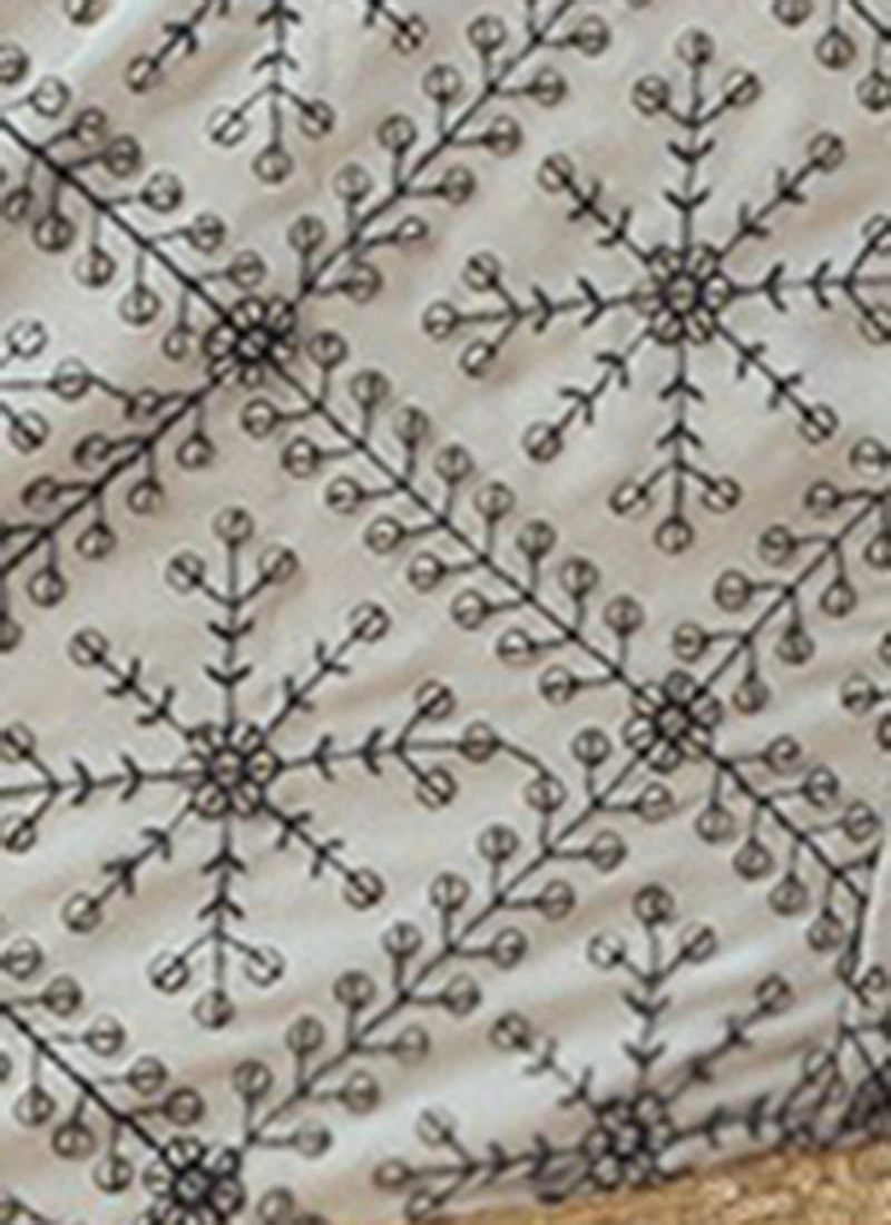 Blue N Grey Sequence Embroidered Blouse Festive Wear 9 Blue N Grey Sequence Embroidered Blouse Festive Wear - Image 7