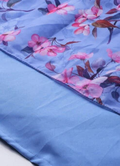 Blue N Pink Digital Printed Georgette Tiered Dress After Six Wear Festive Wear 17 Blue N Pink Digital Printed Georgette Tiered Dress After Six Wear Festive Wear -Sari Grace Shop Blue N Pink Digital Printed Georgette Tiered Dress DRBS02104273 rrc4