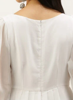 Blue N White Digital Printed Dress Festive Wear 15 Blue N White Digital Printed Dress Festive Wear -Sari Grace Shop Blue N White Digital Printed Dress DRBS02208510 rrc2