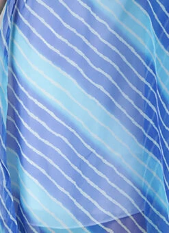 Blue Organza Printed Kaftan Dress Festive Wear 17 Blue Organza Printed Kaftan Dress Festive Wear -Sari Grace Shop Blue Organza Printed Kaftan Dress DRBS02204783 rrc4