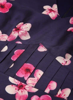 Blue Printed Art Silk Fit And Flare Dress After Six Wear 14 Blue Printed Art Silk Fit And Flare Dress After Six Wear -Sari Grace Shop Blue Printed Art Silk Fit And Flare Dress DRBS02203484 rrc1