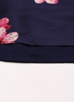 Blue Printed Art Silk Dress Festive Wear 16 Blue Printed Art Silk Dress Festive Wear -Sari Grace Shop Blue Printed Art Silk Maxi Dress DRBS02205037 rrc3