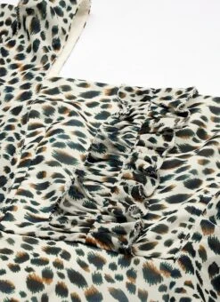 Cream Georgette Digital Printed Dress Party Wear -Sari Grace Shop Cream Georgette Digital Printed Dress DRBS02209615 rrc1