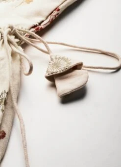 Cream Silk Cotton Ankle Length Dress After Six Wear -Sari Grace Shop Cream Silk Cotton Ankle Length Dress DRBS02108680 rrc4