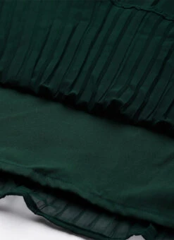 Dark Green Embroidered Georgette Dress After Six Wear 16 Dark Green Embroidered Georgette Dress After Six Wear -Sari Grace Shop Dark Green Embroidered Georgette Dress DRBS02210919 rrc3