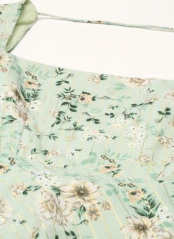 Digital Printed Green Muslin Maxi Dress Party Wear -Sari Grace Shop Digital Printed Green Muslin Maxi Dress DRBS02206175 rrc1