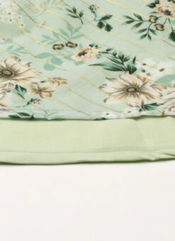 Digital Printed Green Muslin Maxi Dress Party Wear -Sari Grace Shop Digital Printed Green Muslin Maxi Dress DRBS02206175 rrc3