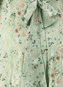 Digital Printed Green Muslin Maxi Dress Party Wear -Sari Grace Shop Digital Printed Green Muslin Maxi Dress DRBS02206175 rrc4