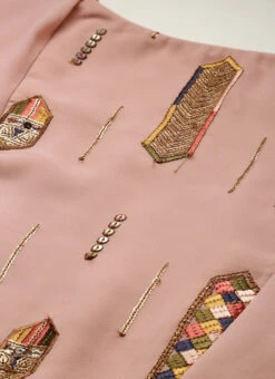 Dusty Pink Georgette Embroidered Dress Festive Wear 14 Dusty Pink Georgette Embroidered Dress Festive Wear -Sari Grace Shop Dusty Pink Georgette Embroidered Dress DRBS02211183 rrc1