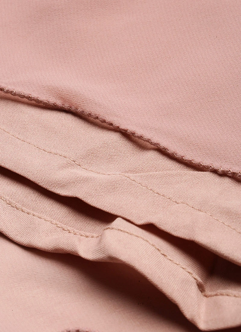 Dusty Pink Georgette Embroidered Dress Festive Wear 10 Dusty Pink Georgette Embroidered Dress Festive Wear - Image 8