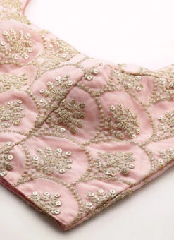 Embroidered Pink Organza Round Neck Style Blouse Party Wear 14 Embroidered Pink Organza Round Neck Style Blouse Party Wear -Sari Grace Shop Embroidered Pink Organza Round Neck Style Blouse BLBS02305209 rrc1