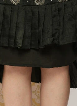 Green Art Silk Foil Print Dress After Six Wear 17 Green Art Silk Foil Print Dress After Six Wear -Sari Grace Shop Green Art Silk Foil Print Dress DRBS02301118 rrc4