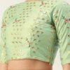 Green Chanderi Embroidered Blouse Festive Wear -Sari Grace Shop Green Chanderi Embroidered Blouse BLBS02305275 l