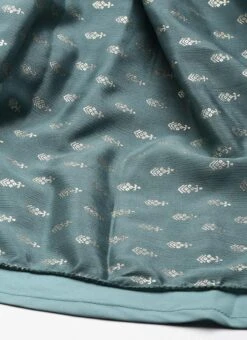 Green Chinon Foil Printed Maxi Dress Festive Wear 15 Green Chinon Foil Printed Maxi Dress Festive Wear -Sari Grace Shop Green Chinon Foil Printed Maxi Dress DRBS02212617 rrc3