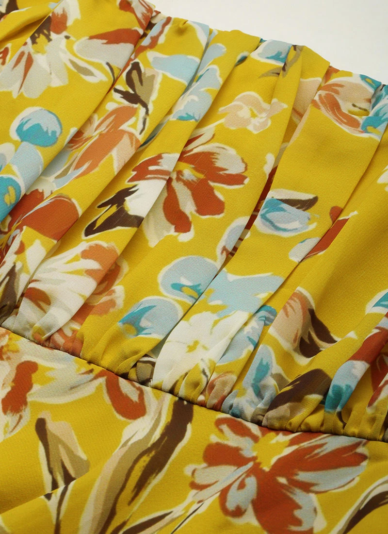 Green Digital Print Georgette Gown After Six Wear 7 Green Digital Print Georgette Gown After Six Wear - Image 5