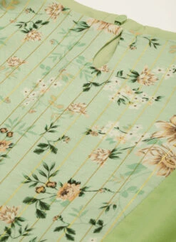 Green Digital Printed Dress Festive Wear -Sari Grace Shop Green Digital Printed Dress DRBS02208511 rrc1