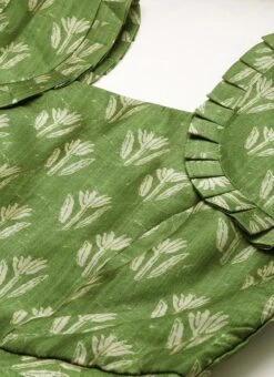 Green Digital Printed Maxi Dress Festive Wear -Sari Grace Shop Green Digital Printed Maxi Dress DRBS02212566 rrc1