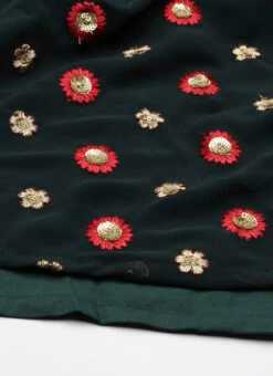 Green Embroidered N Maroon Twisted Bodice Dress Festive Wear 17 Green Embroidered N Maroon Twisted Bodice Dress Festive Wear -Sari Grace Shop Green Embroidered N Maroon Twisted Bodice Dress DRBS02206212 rrc4