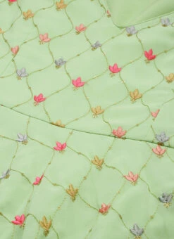 Green Georgette Embroidered Dress Party Wear 14 Green Georgette Embroidered Dress Party Wear -Sari Grace Shop Green Georgette Embroidered Dress DRBS02209667 rrc1