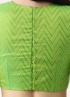 Green Patola Blouse Festive Wear -Sari Grace Shop Green Patola Blouse BLBS02303837 rrc2