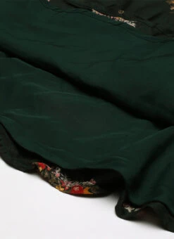 Green Printed One Shoulder Dress After Six Wear 16 Green Printed One Shoulder Dress After Six Wear -Sari Grace Shop Green Printed One Shoulder Dress DRBS02205962 rrc3