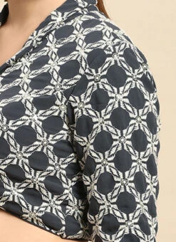 Grey Embroidered Collar Neck Blouse Festive Wear 16 Grey Embroidered Collar Neck Blouse Festive Wear -Sari Grace Shop Grey Embroidered Collar Neck Blouse BLBS02303800 rrc3