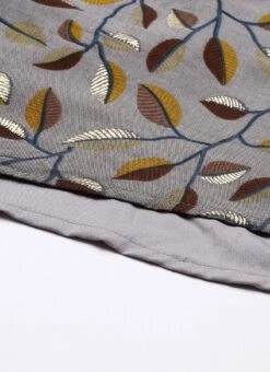 Grey Modal Silk Printed A Line Dress After Six Wear 17 Grey Modal Silk Printed A Line Dress After Six Wear -Sari Grace Shop Grey Modal Silk Printed A Line Dress DRBS02105419 rrc4