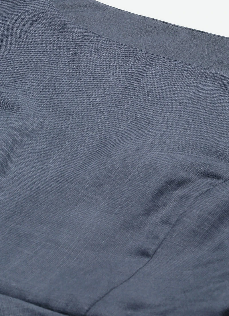 Grey N Black Muslin Calf Length Dress After Six Wear 7 Grey N Black Muslin Calf Length Dress After Six Wear - Image 5