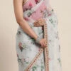 Grey Organza Digital Printed Saree N Pink Blouse Festive Wear 1 Grey Organza Digital Printed Saree N Pink Blouse Festive Wear -Sari Grace Shop Grey Organza Digital Printed Saree N Pink Blouse SABS02104139 l