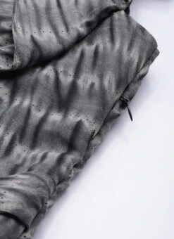 Grey Rayon Printed Boat Neck Dress After Six Wear -Sari Grace Shop Grey Rayon Printed Boat Neck Dress DRBS02107535 rrc3