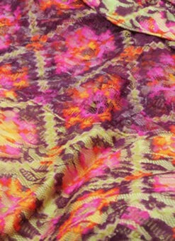 Knee Length Multiclolored Fit N Flared Dress Party Wear -Sari Grace Shop Knee Length Multiclolored Fit N Flared Dress DRBS02006240 rrc3