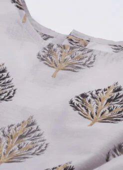 Lilac Hint Chanderi Silk Puff Sleeve Dress Festive Wear 14 Lilac Hint Chanderi Silk Puff Sleeve Dress Festive Wear -Sari Grace Shop Lilac Hint Chanderi Silk Puff Sleeve Dress DRBS02012713 rrc1