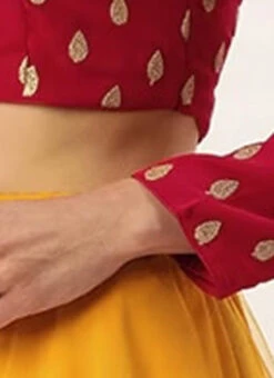 Magenta Embroidered Georgette Blouse Festive Wear -Sari Grace Shop Magenta Embroidered Georgette Blouse BLBS02305250 rrc4