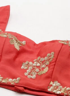 Maroon Chinnon Embroidered Blouse Festive Wear 14 Maroon Chinnon Embroidered Blouse Festive Wear -Sari Grace Shop Maroon Chinnon Embroidered Blouse BLBS02301949 rrc1