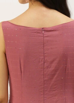 Maroon Sequins Embroidered Dress After Six Wear -Sari Grace Shop Maroon Sequins Embroidered Dress DRBS02206274 rrc2