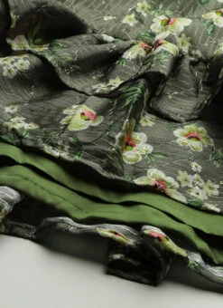 Mehndi Green Georgette Printed Dress After Six Wear Party Wear 17 Mehndi Green Georgette Printed Dress After Six Wear Party Wear -Sari Grace Shop Mehndi Green Georgette Printed Dress DRBS02211034 rrc4