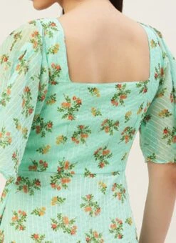 Mint Green Georgette Digital Printed Dress After Six Wear 15 Mint Green Georgette Digital Printed Dress After Six Wear -Sari Grace Shop Mint Green Georgette Digital Printed Dress DRBS02211307 rrc2 1