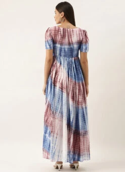 Multi Colour Modal Woven Dress After Six Wear 13 Multi Colour Modal Woven Dress After Six Wear -Sari Grace Shop Multi Colour TENCEL Modal Woven Dress DRBS02202391 b