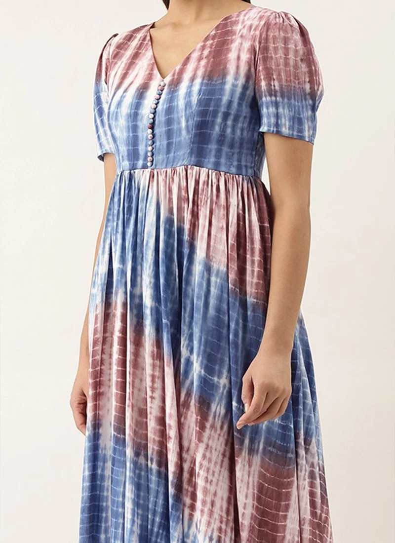 Multi Colour Modal Woven Dress After Six Wear 3 Multi Colour Modal Woven Dress After Six Wear