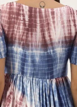 Multi Colour Modal Woven Dress After Six Wear 15 Multi Colour Modal Woven Dress After Six Wear -Sari Grace Shop Multi Colour TENCEL Modal Woven Dress DRBS02202391 rrc2