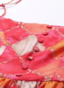 Multicolor Printed Gathered Style Midi Dress Festive Wear 14 Multicolor Printed Gathered Style Midi Dress Festive Wear -Sari Grace Shop Multicolor Printed Gathered Style Midi Dress DRBS02206161 rrc1