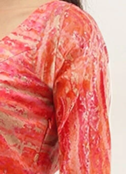 Multicolored Art Silk Round Neck Dress Festive Wear 16 Multicolored Art Silk Round Neck Dress Festive Wear -Sari Grace Shop Multicolored Art Silk Round Neck Dress DRBS02307733 rrc3