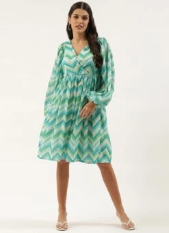 Multicolored Chinon Printed N Embroidered Maxi Dress After Six Wear 12 Multicolored Chinon Printed N Embroidered Maxi Dress After Six Wear -Sari Grace Shop Multicolored Chinon Printed N Embroidered Maxi dress DRBS02205040 u