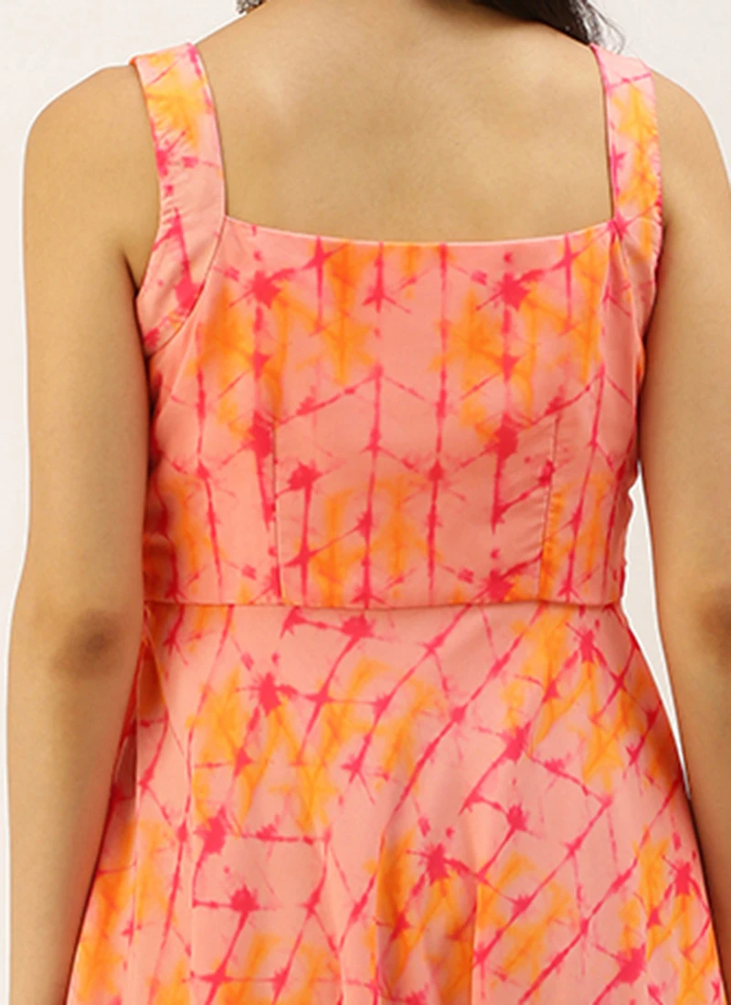 Multicolored Digital Print Georgette Gown After Six Wear 8 Multicolored Digital Print Georgette Gown After Six Wear - Image 6