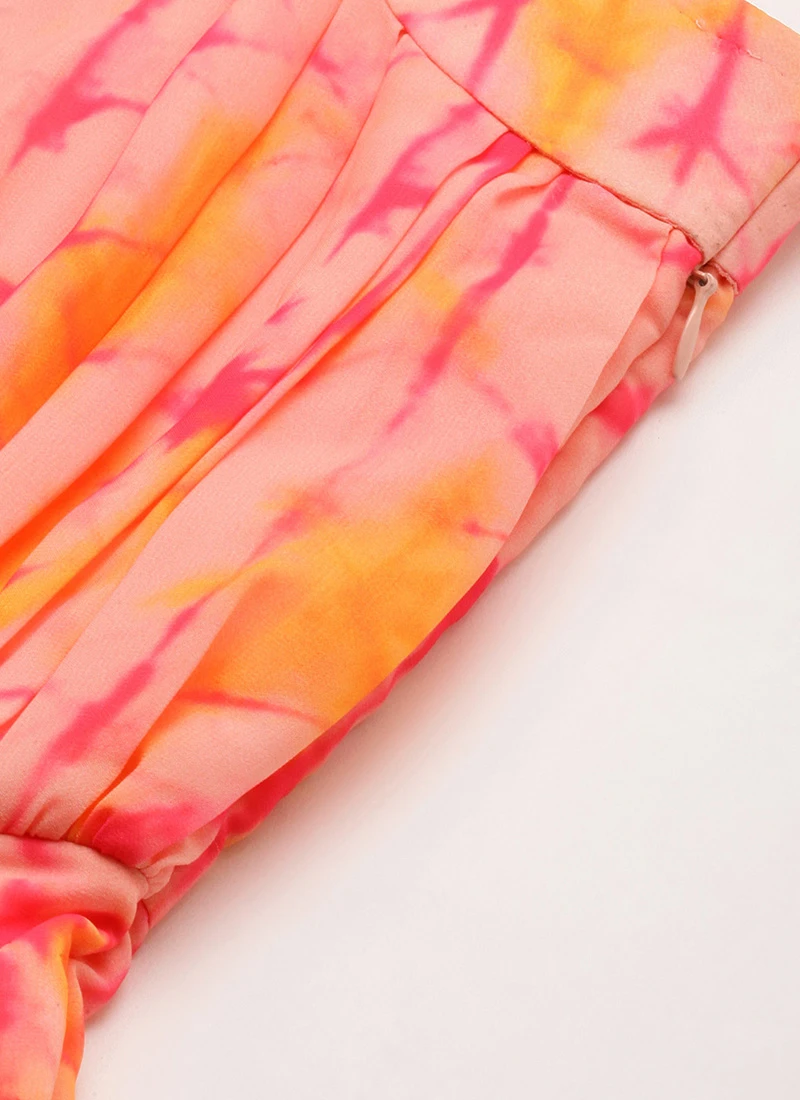 Multicolored Digital Print Georgette Gown After Six Wear 9 Multicolored Digital Print Georgette Gown After Six Wear - Image 7